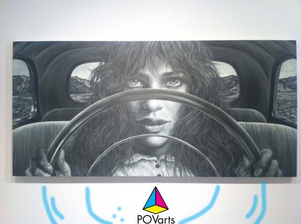 One-Seater Oil on canvas
26" x 78"
, 2015