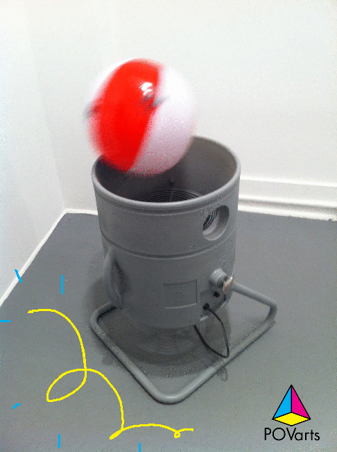 Mark Benson. 2015. Fan, beach ball.