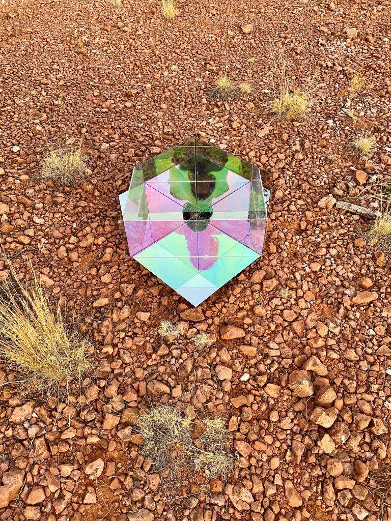 Sedona Pink Green by MaDora Frey